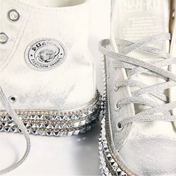 Free People/ Nan-ku high tops in 38 - Picture 3 of 4